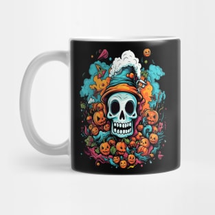 Halloween Anime Skull Mug